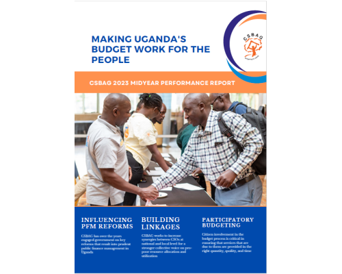 CSBAG 2023 MID YEAR PERFORMANCE REPORT