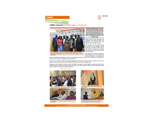 CSBAG General Assembly gets a new board