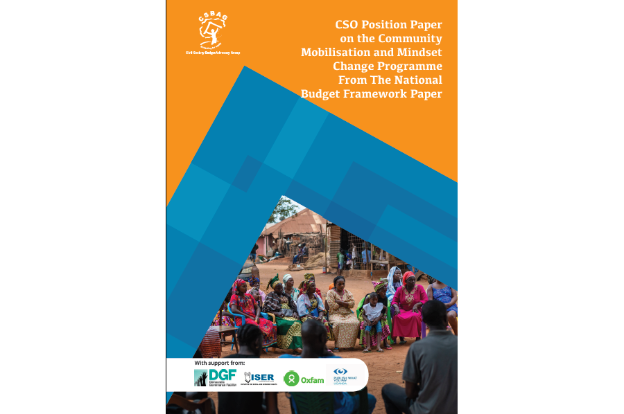 CSO Position paper on the Community Mobilisation and Mindset ChangeProgramme NBFP FY 2021/2022