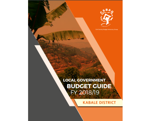 Kabale District Local Government Budget Guide FY2018/19