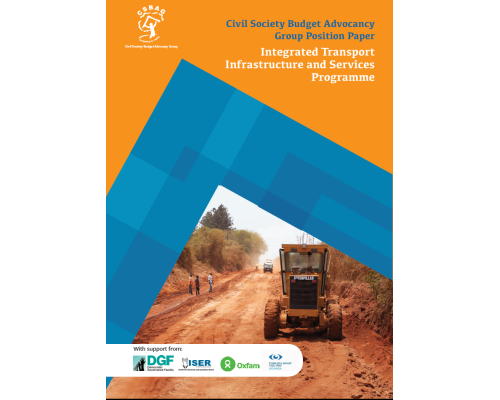 CSO Position paper on the Integrated Transport Infrastructure Programme  NBFP FY 2021/2022