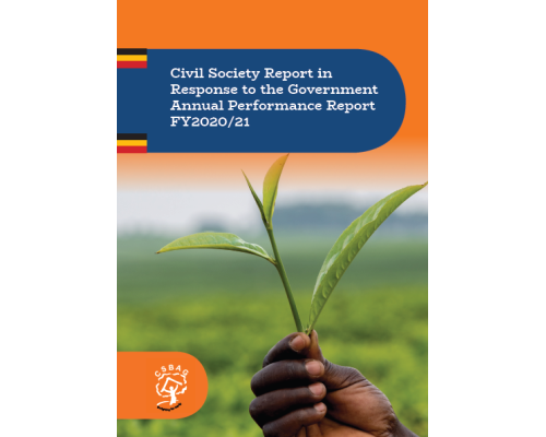 Civil Society Report in Response to the Government Annual Performance Report FY2020/21