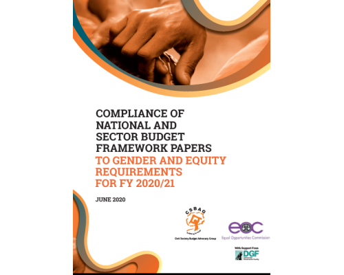 COMPLIANCE OF NATIONAL AND SECTOR BUDGET FRAMEWORK PAPERS  TO GENDER AND EQUITY REQUIREMENTS FOR FY 2020/21