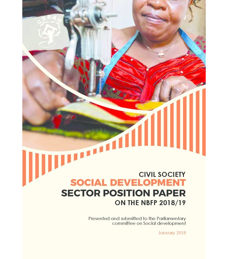 Civil Society Social Development Sector Position Paper On The NBFP FY 2018/19