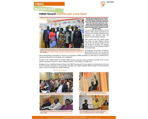 thumbnail of CSBAG Breaking News Update_ CSBAG gets a news board 25th Oct 2019