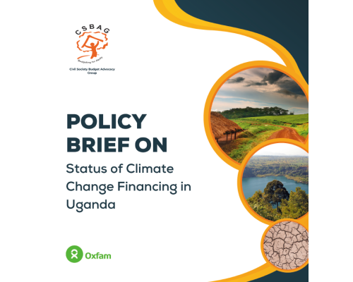 Policy brief on the status of climate change financing in Uganda