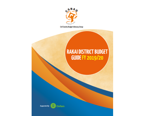 Rakai District Budget Guide On Health And Education Sectors FY2019/20