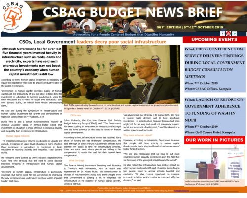 thumbnail of CSBAG BUDGET NEWS- Experts urge Gov’t on balanced infrastructure and human capital investment