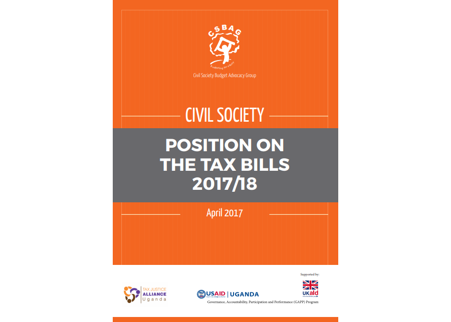 Civil Society Position on Tax Bills FY 2017/18