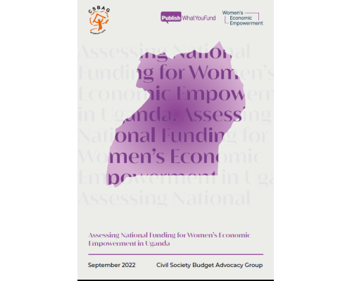 Assessing National Funding for Women’s Economic Empowerment in Uganda