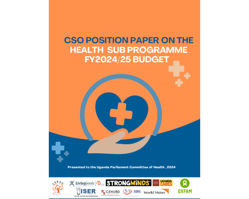 CSO Position Paper on the Health Sub Programme FY2024/25 Budget