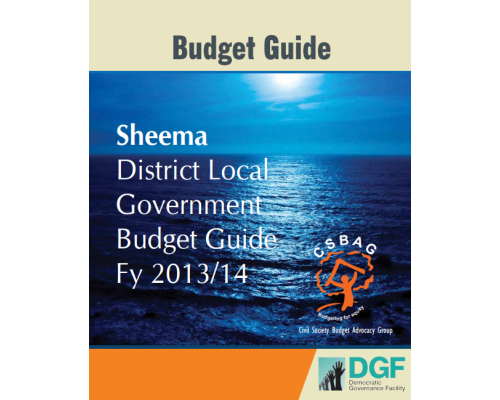 Sheema District Local Government Budegt Guide FY 2013-14