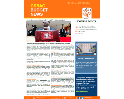 Direct Government Stimulus in FY 2023/24 National Budget