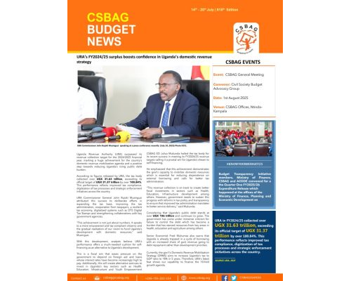 thumbnail of CSBAG BUDGET NEWS. 818th Edition[1] 1