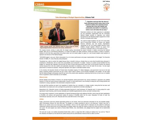 thumbnail of CSBAG NEWS UPDATE 536-26th jun 2019