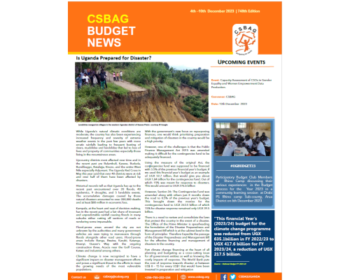 Is Uganda Prepared for Disaster?