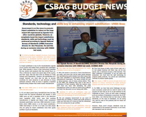 Standards, technology and skills key in enhancing import substitution- UNBS Boss