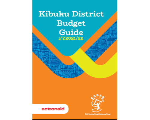 Kibuku District Budget Guide FY 2021/22
