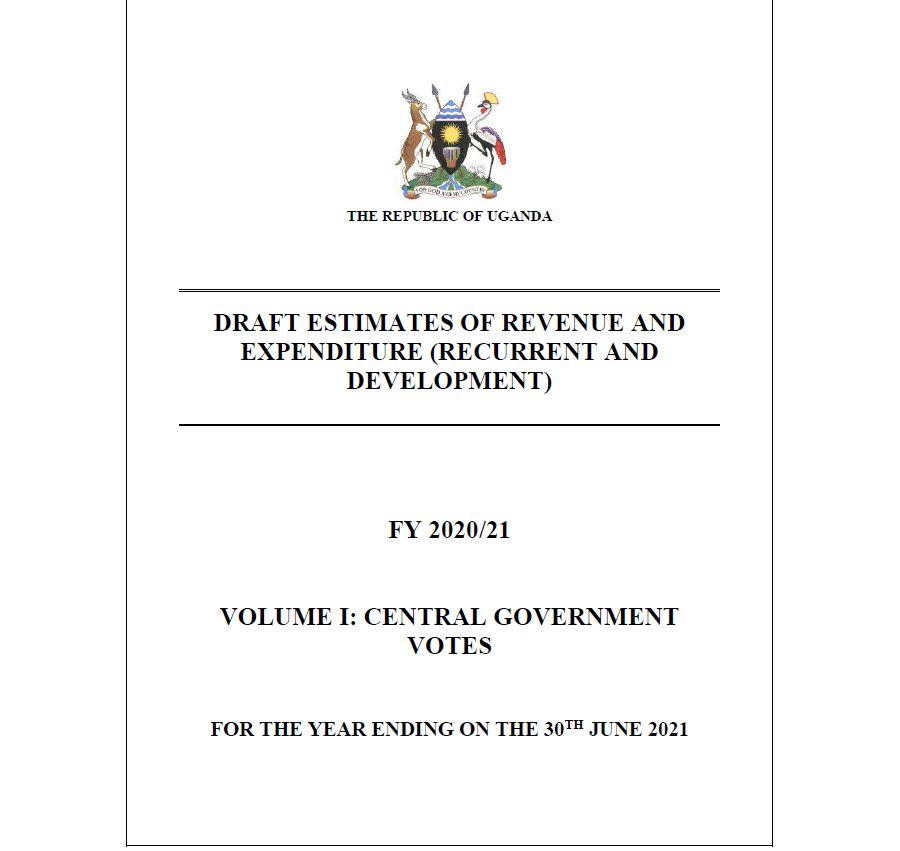 Draft Estimates Of Revenue And Expenditure (Recurrent And Development) FY 2020/21
