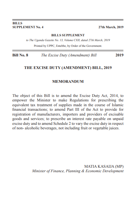 Tax Procedures Code (Amendment) Bill, 2019 Image