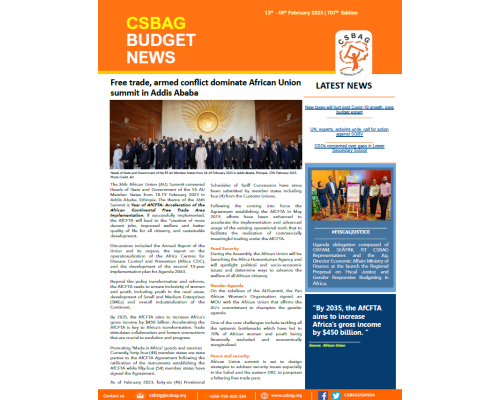 Free trade, armed conflict dominate African Union summit in Addis Ababa